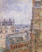 Vincent Van Gogh Paris seen from Vincent-s Room In the Rue Lepic Spain oil painting artist